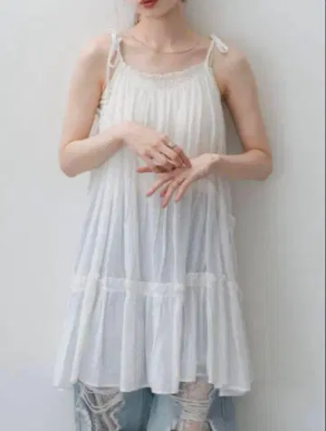 Kastane 인도 면 티어드 튜닉