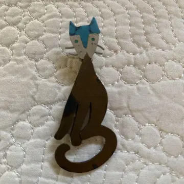 고양이 브로치 고양이 빈티지 앤티크