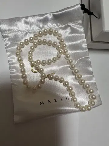 MARIHA 달의 꿈 목걸이 담수 펄
