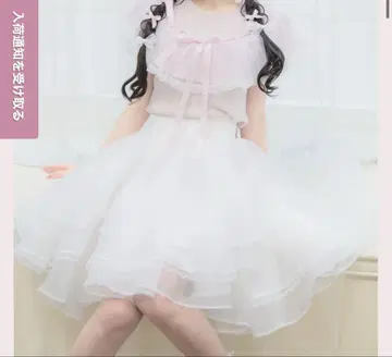 Fairy dress up sheer 스커트