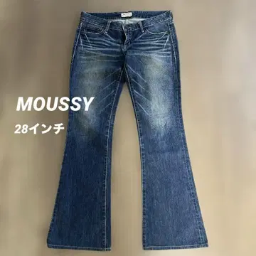 MOUSSY 데님 28인치 로우라이즈 부츠컷