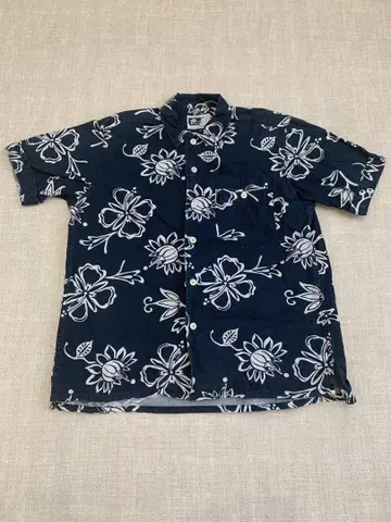 Engineered Garments 플라워 프린트 아로하 셔츠 XS