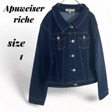 Apuweiser-riche 여성용 데님 자켓/데님 자켓 S