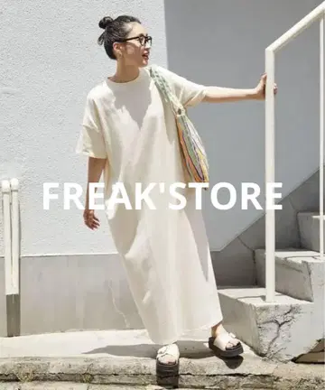 새상품/FREAK'S STORE/코튼 빅 실루엣 T셔츠 원피스