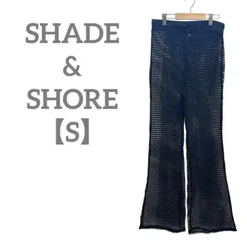 익명 배송 SHADE & SHORE [ S ] 메쉬 플레어 팬츠 시스루