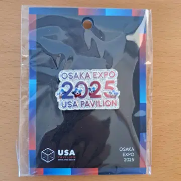오사카 간사이 엑스포 2025 미국관 핀 배지