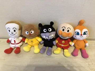 호빵맨 봉제 인형 5개 세트