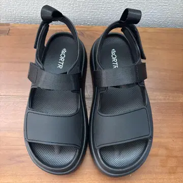 오리엔탈 트래픽 경량 샌들 볼륨 밑창 통굽 블랙 22.5