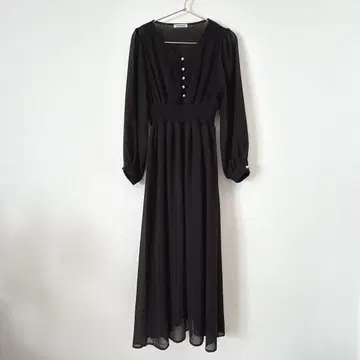 내추럴 꾸뛰르 블랙 원피스 프리 사이즈