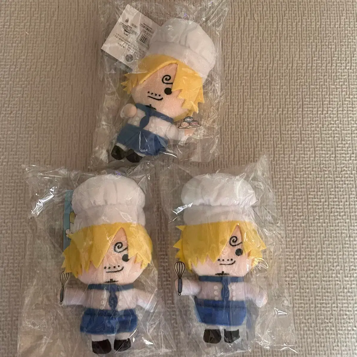 Sanji Yurutto Plush YURUTTO ゆるっとワンピース ゾロ サンジ ONE