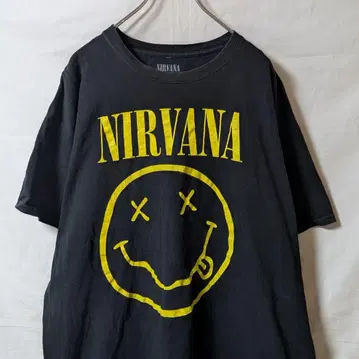 NIRVANA 닐바나 스마일 뮤직 T 밴드 T