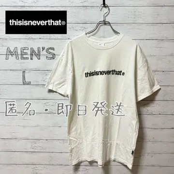 디스이즈네버댓 화이트 티셔츠 L 사이즈