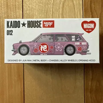 MINI GT 가도 하우스 1971 다츠산 510 왜건 꽃놀이