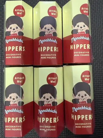 몬치치 히퍼스 HIPPERS Monchhichi 새상품 미개봉 6개