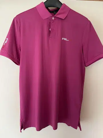 Ralph Lauren RLX 남성용 골프 셔츠 L 핑크
