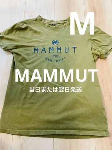 [ 당일 또는 익일 발송 ] 마무트 MAMMUT 올리브 그린 티셔츠 M