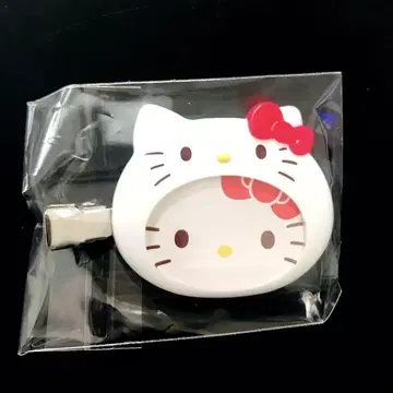 산리오* 시크릿 커스텀 헤어 클립 키티