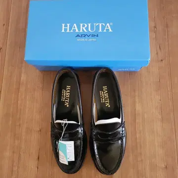 하루타 로퍼 HARUTA 품번 4514 EE 24.0cm 블랙