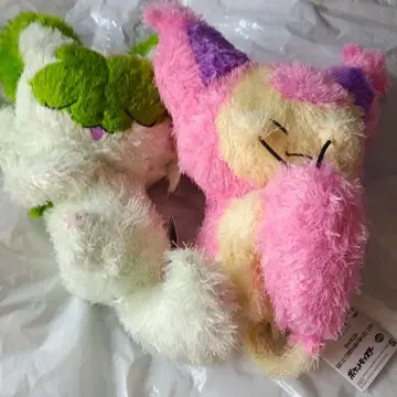 포켓몬스터 모후구토쿠츠루기 타임 봉제 인형 에네코 냐오하 2종