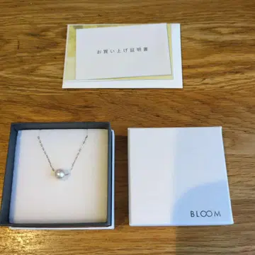 BLOOM 심플 진주 목걸이