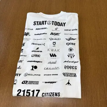 START TODAY 차리티 티셔츠