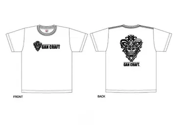GAN CRAFT 티셔츠 M 사이즈 화이트 배송비 포함