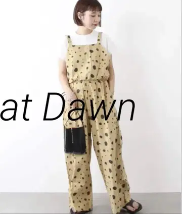 at dawn 달마시안 린넨 오버롤