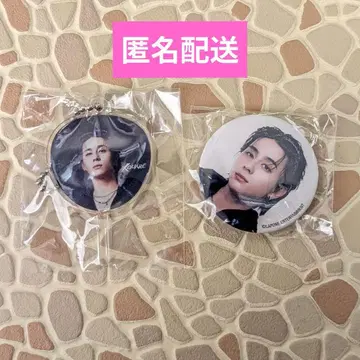 INI XQUARE 캡슐 토이 니시 히로토 미니 부채 미니 캔뱃지
