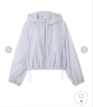 프레이 아이디 [ PUMA ] 시어 오간자 숏 블루종