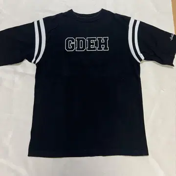 GDEH 스포츠 스타일 티셔츠 블랙
