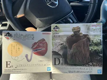 제일복권 파충류&양서류 E상 D상 크레스티드 게코와 앉을대 소품함