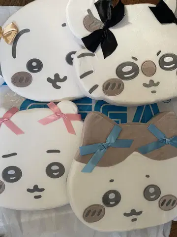 치이카와 (먼작귀) 저반발 쿠션 리본 토끼 하치와레 모몽가 컴프