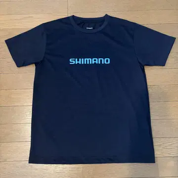 시마노 SH-021W 드라이 로고 티셔츠 숏 슬리브 M 퓨어 네이비