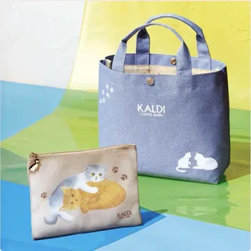 [익명 배송] KALDI 고양이 백 세트 발췌 없음