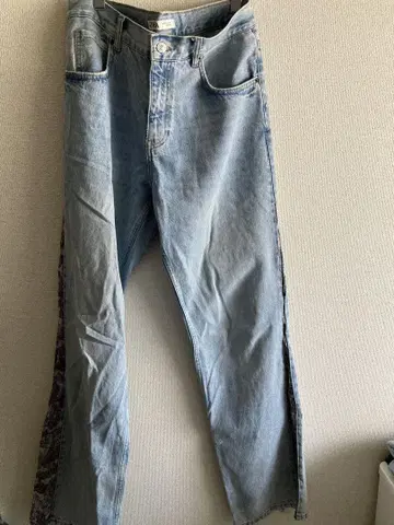 리메이크 데님 플레어 팬츠
