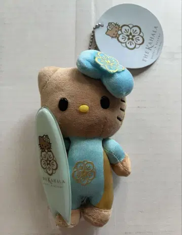 카할라 호텔 서핑 일광화상 키티 한정판 기념일 스카이블루 키티