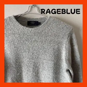 RAGEBLUE 스테디셀러 크루넥 스웨터 그레이 S RB020270N9