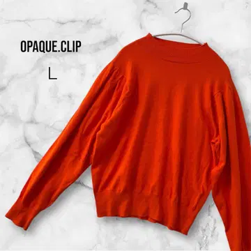 OPAQUE.CLIP 오렌지 스웨터 L