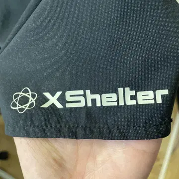 X 쉘터 판초 블랙 MENS