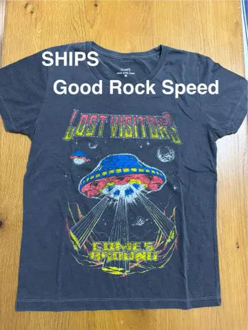 Good Rock Speed SHIPS 콜라보 T셔츠 블랙