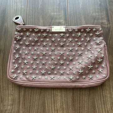 JIMMY CHOO 스타 스터드 클러치 백