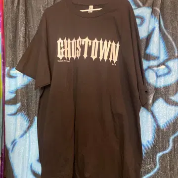 GHOSTOWN 블랙 T셔츠 2xl