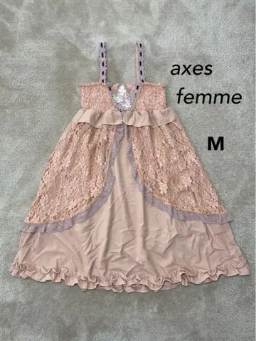 axes femme 슬리브리스 무릎 기장 원피스 M 사이즈