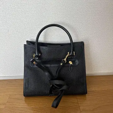 블랙 디자인 토트백