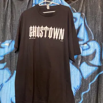 GHOSTOWN 티셔츠 블랙 XL