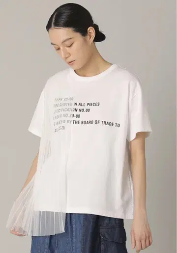 zucca/주카/T셔츠/플리츠