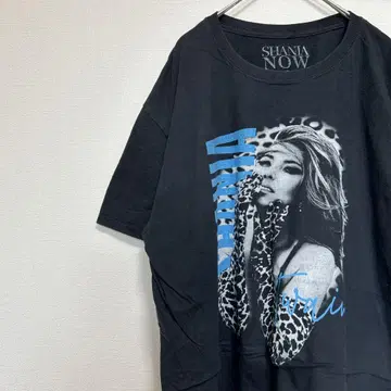 Shania Twain 밴드 티셔츠 랩 티셔츠 블랙 XL