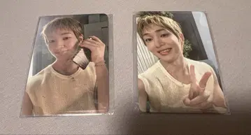 ONEW 온유 온유 PERCENT FROMM 포토카드 트레카 2장