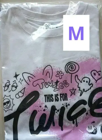 TWICE ~ LIVET 셔츠 THIS IS FOR 팝업 M 사이즈