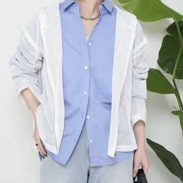 새상품 Jena espace merveilleux 메쉬 라인 후드티